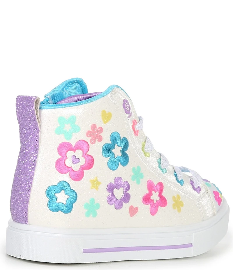Skechers Girls' Twinkle Toes Twinkle Sparks Super Blossom Light Up Hi-Top Sneakers (Youth)