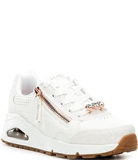 Skechers Girls' Uno Gen1 Jewel Heart Ornamented Sneakers (Toddler)