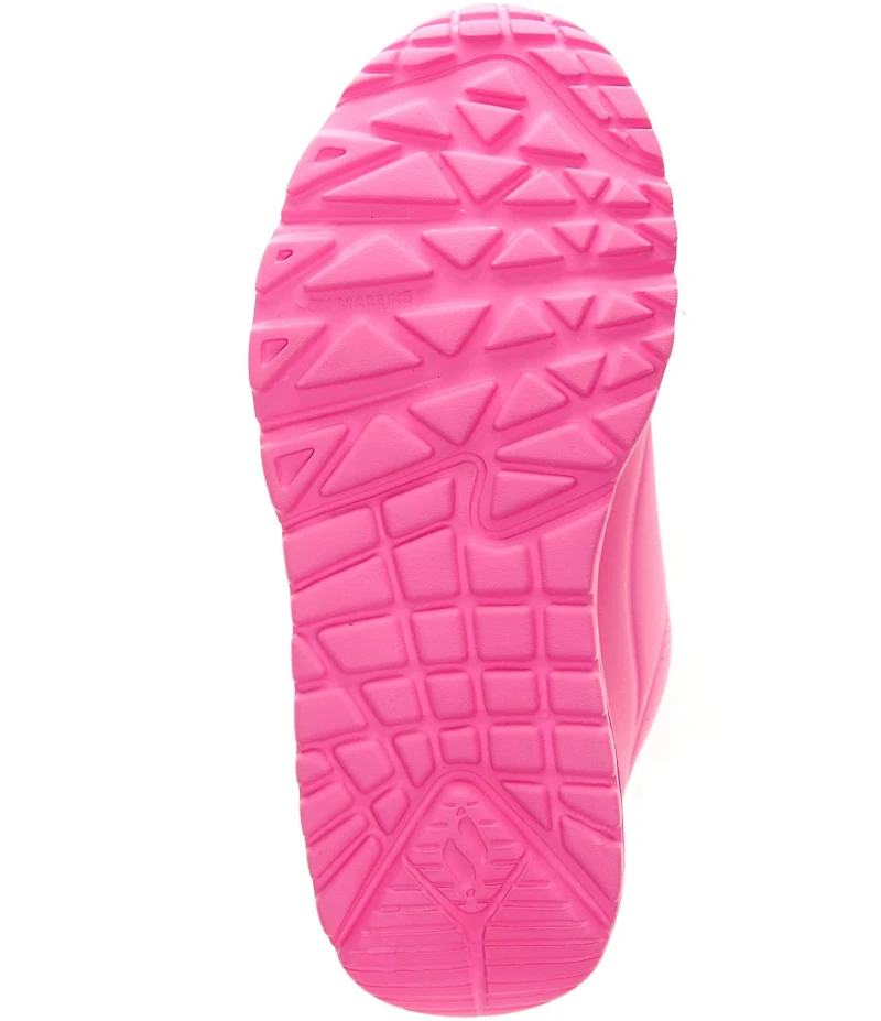 Skechers Girls' X J Goldcrown-Uno Lite Metallic Love Machine Washable Sneakers (Youth)