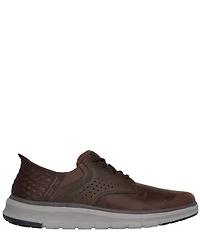 Skechers Men's Slip-Ins: Orell Yates Leather Perforated Detail Slip On Sneakers
