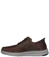 Skechers Men's Slip-Ins: Orell Yates Leather Perforated Detail Slip On Sneakers