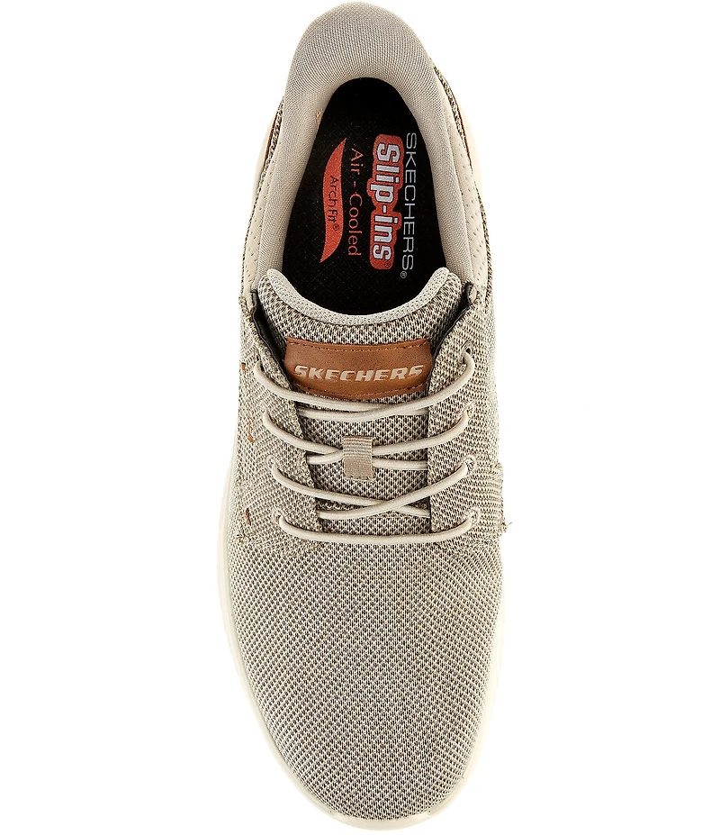 Skechers Men's Slip-ins Relaxed Fit: Arch Fit Crosser Ruger Slip On Sneakers