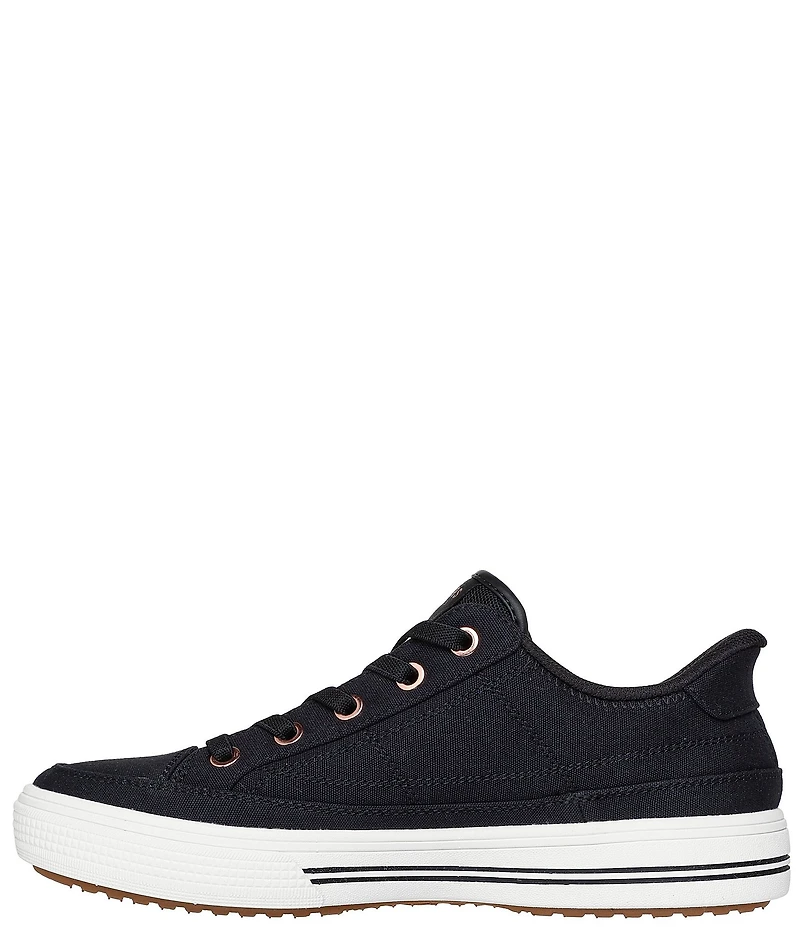 Skechers Arch Fit Arcade See Ya There Canvas Retro Sneakers