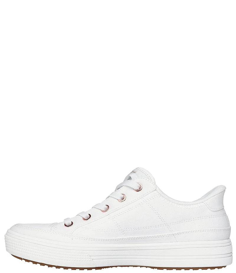 Skechers Arch Fit Arcade See Ya There Canvas Retro Sneakers