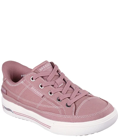 Skechers Arch Fit Arcade See Ya There Canvas Retro Sneakers