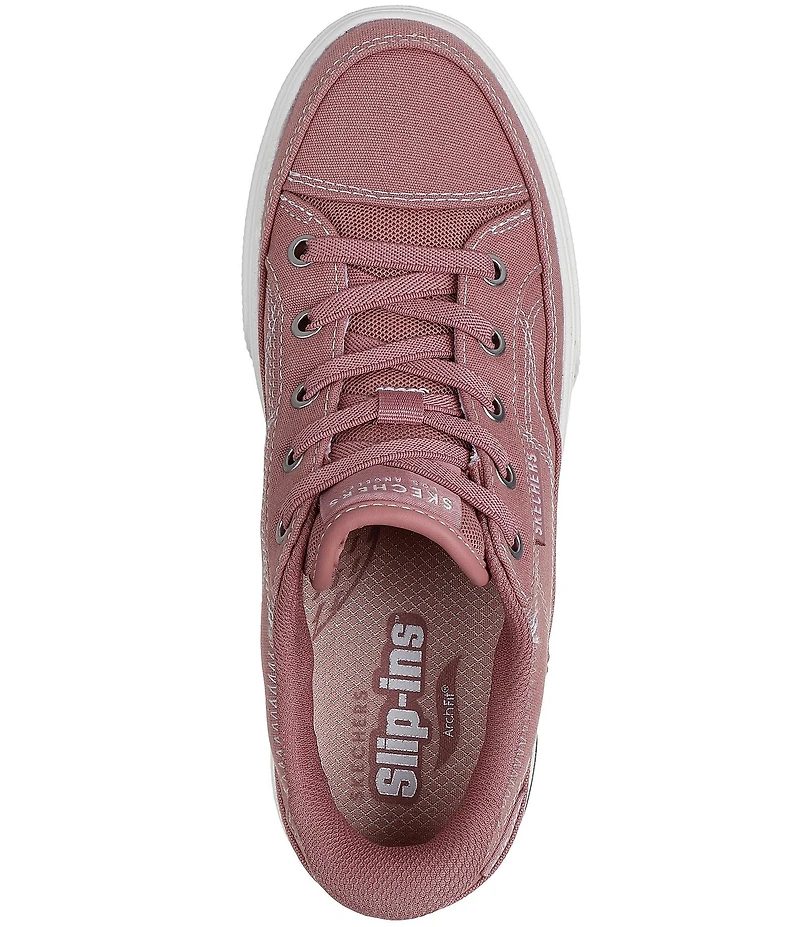 Skechers Arch Fit Arcade See Ya There Canvas Retro Sneakers