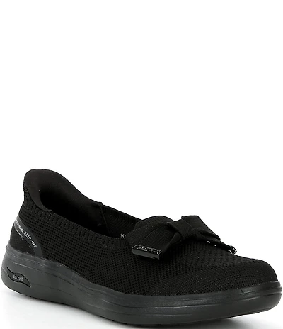 Skechers Women's Hands Free Slip-Ins Arch Fit Inspire Gemma Bow Skimmer Flats