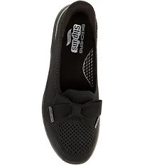Skechers Women's Hands Free Slip-Ins Arch Fit Inspire Gemma Bow Skimmer Flats