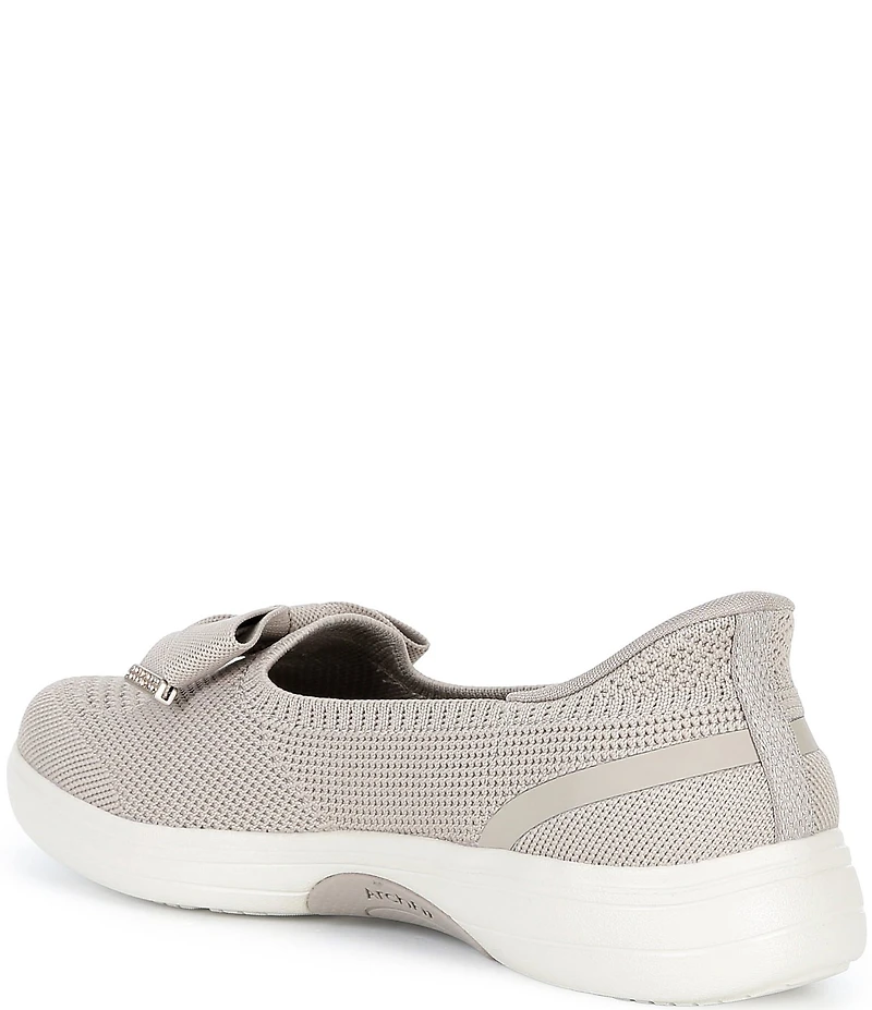 Skechers Women's Hands Free Slip-Ins Arch Fit Inspire Gemma Bow Skimmer Flats