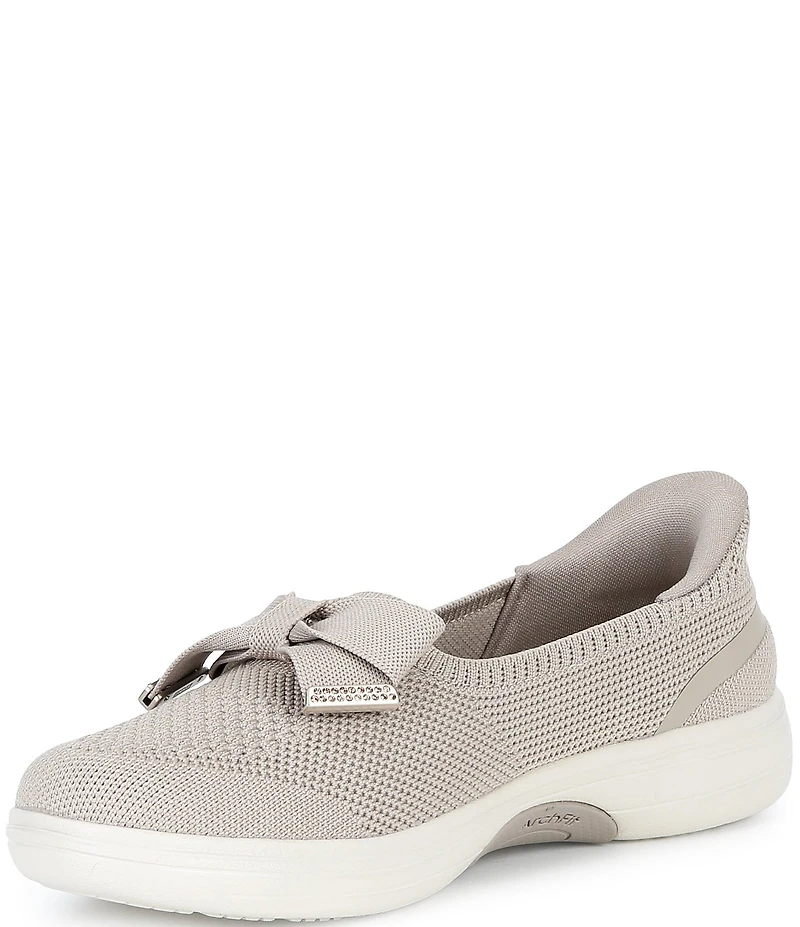 Skechers Women's Hands Free Slip-Ins Arch Fit Inspire Gemma Bow Skimmer Flats