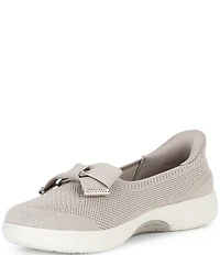 Skechers Women's Hands Free Slip-Ins Arch Fit Inspire Gemma Bow Skimmer Flats
