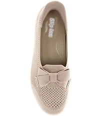 Skechers Women's Hands Free Slip-Ins Arch Fit Inspire Gemma Bow Skimmer Flats