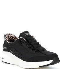 Skechers Women's Hands Free Slip-Ins Contour Foam - Cozy Fit Leopard Dream Sneakers