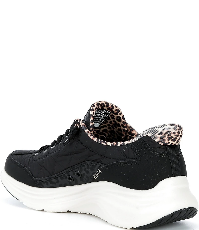 Skechers Women's Hands Free Slip-Ins Contour Foam - Cozy Fit Leopard Dream Sneakers