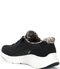 Skechers Women's Hands Free Slip-Ins Contour Foam - Cozy Fit Leopard Dream Sneakers