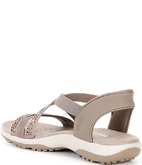 Skechers Women's Reggae Slim Summer Sparkle Rhinestone Sandals