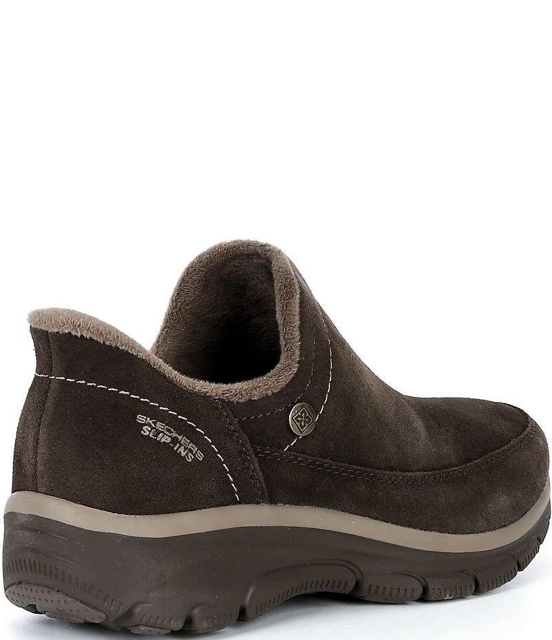 Skechers Women's Relaxed Fit Easy Going Modern Whisper Suede Slip On Shooties