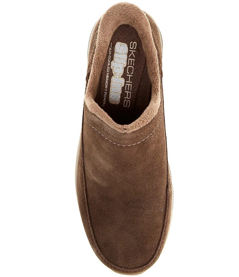 Skechers Women's Relaxed Fit Easy Going Modern Whisper Suede Slip On Shooties