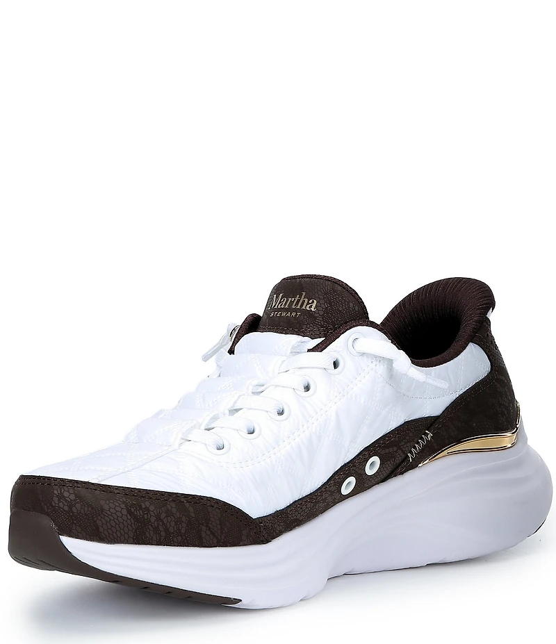 Skechers x Martha Stewart Hands Free Slip-Ins Contour Foam Cozy Fit Visionary Sneakers