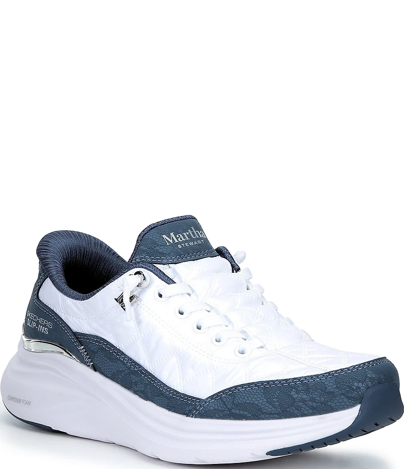 Skechers x Martha Stewart Hands Free Slip-Ins Contour Foam Cozy Fit Visionary Sneakers