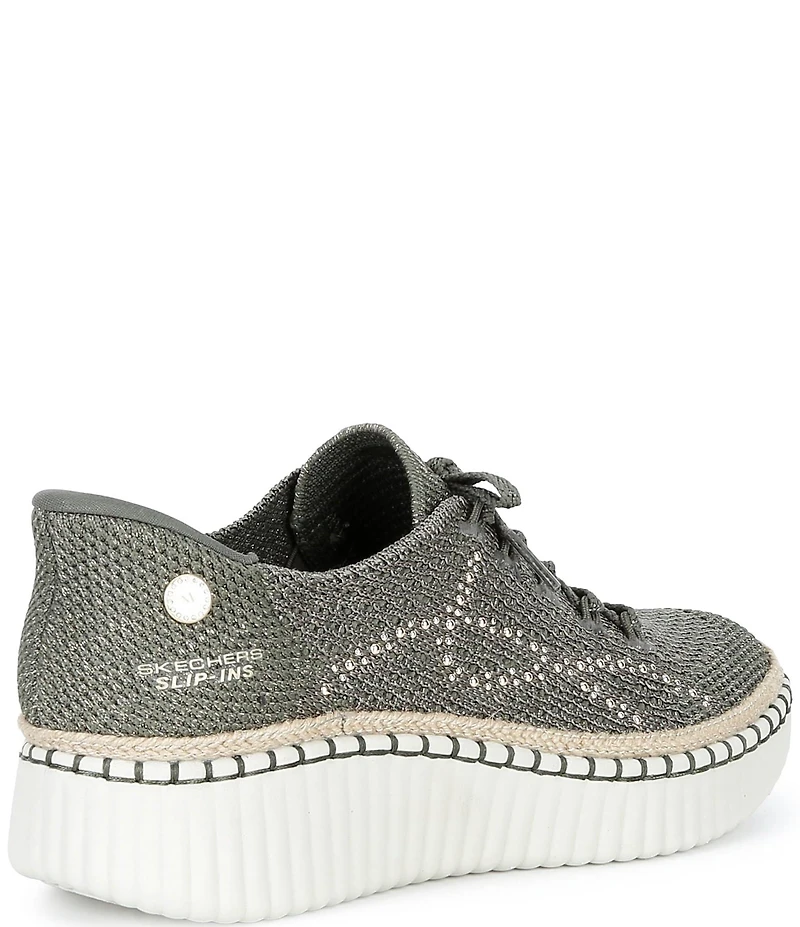Skechers x Martha Stewart Women's Wilshire Blvd Regal Sparkle Knit Sneakers