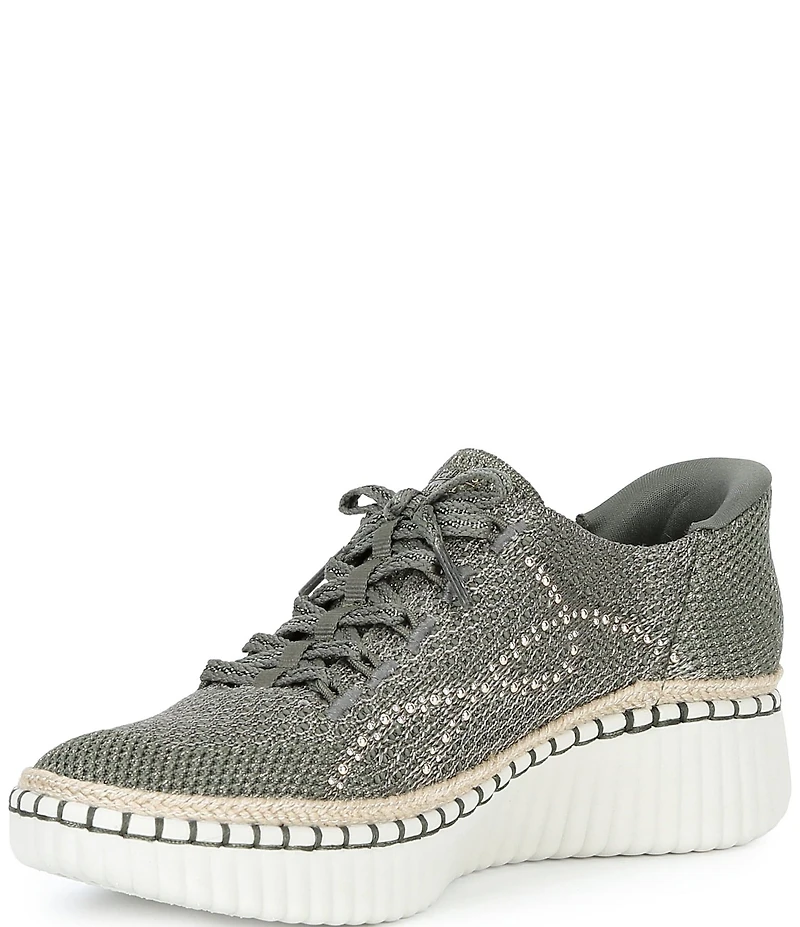 Skechers x Martha Stewart Women's Wilshire Blvd Regal Sparkle Knit Sneakers