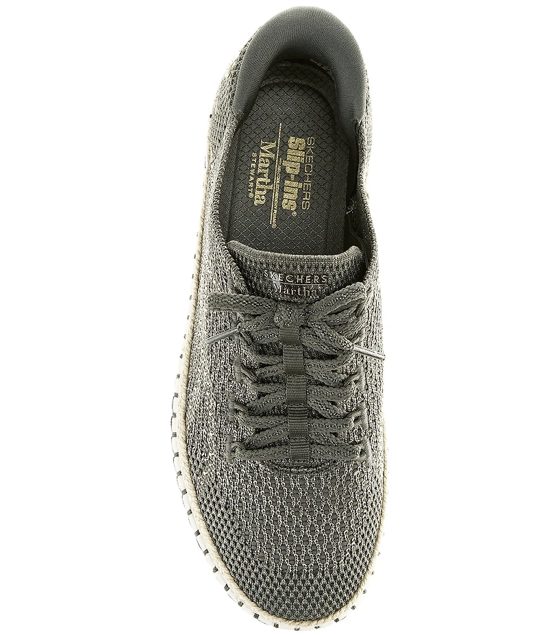 Skechers x Martha Stewart Women's Wilshire Blvd Regal Sparkle Knit Sneakers