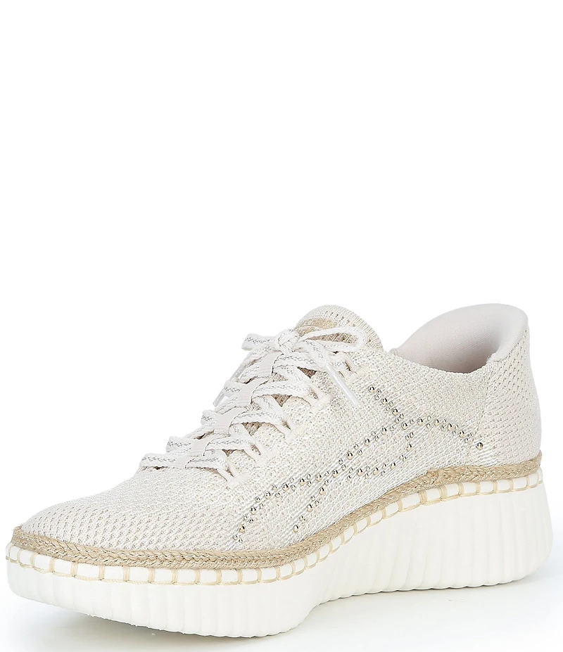 Skechers x Martha Stewart Women's Wilshire Blvd Regal Sparkle Knit Sneakers