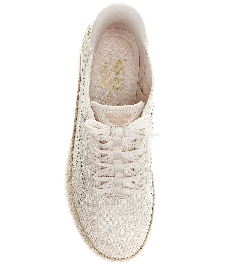 Skechers x Martha Stewart Women's Wilshire Blvd Regal Sparkle Knit Sneakers