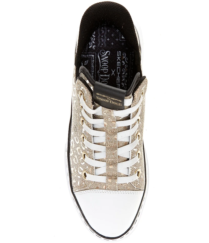Skechers x Snoop Dogg Women's Slip-Ins Snoop One Disco Ocelot Sneakers