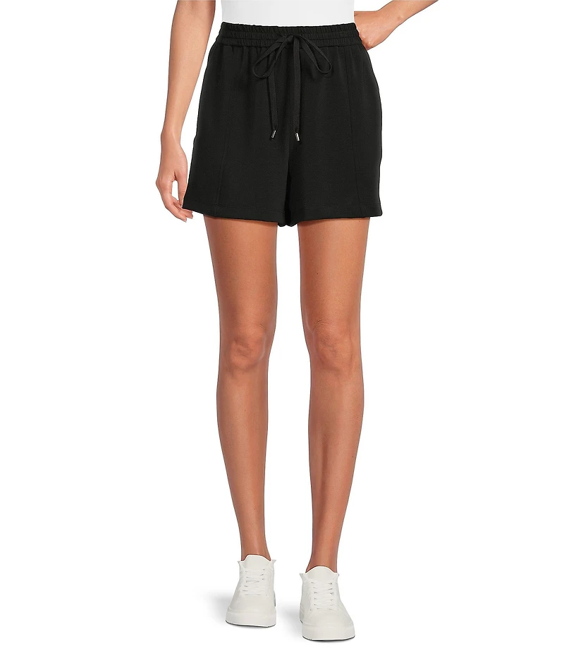 Skies Are Blue Brushed Modal Drawstring High Waist Shorts