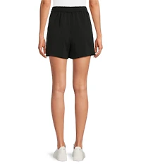 Skies Are Blue Brushed Modal Drawstring High Waist Shorts