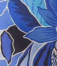 Skies Are Blue Coordinating Floral Printed V Neck Sleeveless Satin Tank