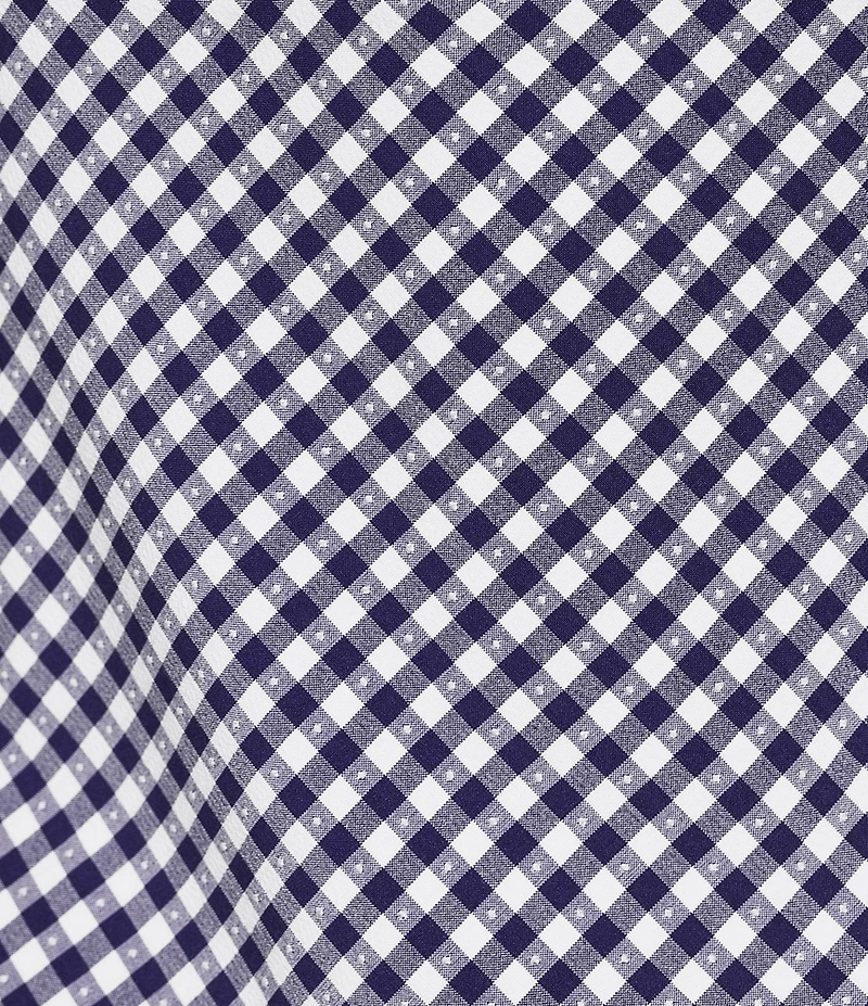 Skies Are Blue Gingham Print Sweetheart Neck Cap Sleeve Maxi Dress