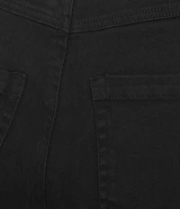 Skies Are Blue High Rise Wide Leg Cotton Twill Pants