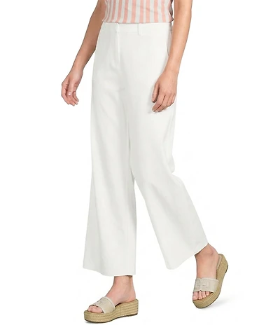 Skies Are Blue Linen Blend High Rise Wide Leg Pants