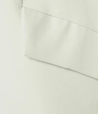 Skies Are Blue Notch Lapel Shirred 3/4 Sleeve Open Front Statement Blazer