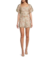 Skies Are Blue Paisley Print High Waited Belted Coordinating Shorts