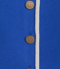 Skies Are Blue Petite Size Square Neck Sleeveless Sweater Vest