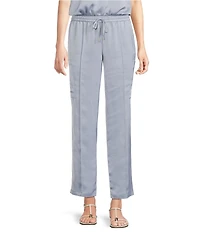 Skies Are Blue Pintuck Drawstring Coordinating Cargo Pants