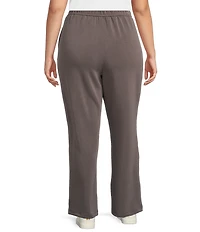 Skies Are Blue Plus High Rise Brushed Modal Blend Drawstring Pants
