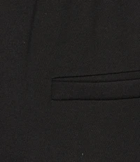 Skies Are Blue Plus Ponte Knit High Waist Wide Leg Pants