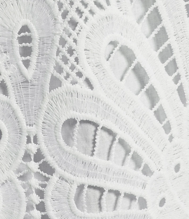 Skies Are Blue Plus Size All Over Lace V-Neck Sleeveless Midi Dress