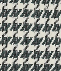 Skies Are Blue Plus Size Houndstooth Print Notch Lapel Neckline Long Sleeve Coat