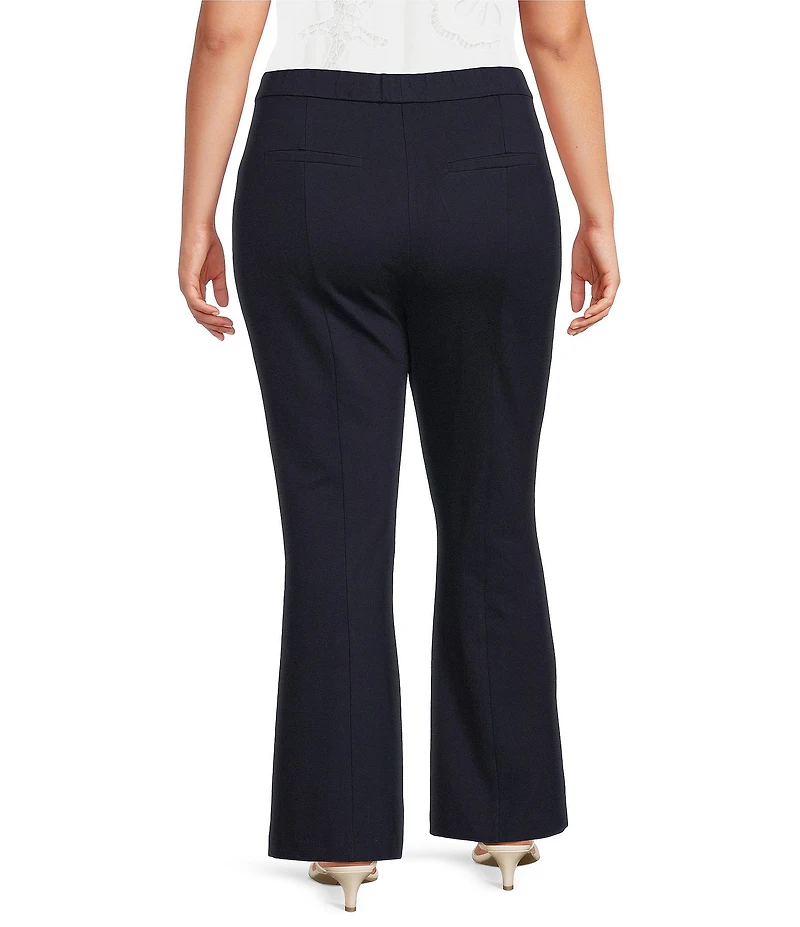 Skies Are Blue Plus Size Pull-On Flare Leg Pant