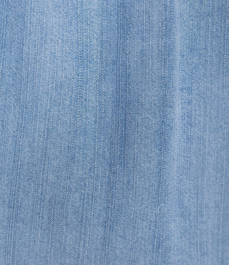 Skies Are Blue Plus Size Pull-On Washed Tencel Shorts