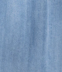 Skies Are Blue Plus Size Pull-On Washed Tencel Shorts