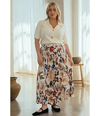 Skies Are Blue Plus Size Short Sleeve Knit Cardigan