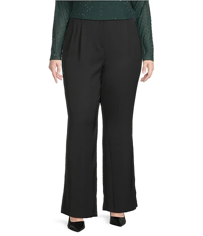 Skies Are Blue Plus Size Straight Leg Pants