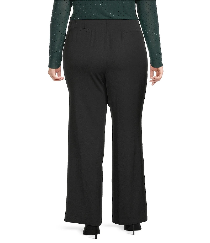 Skies Are Blue Plus Size Straight Leg Pants